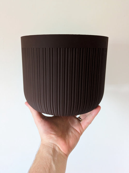 Houseplant Pot, 220mm x170mm, Chocolate