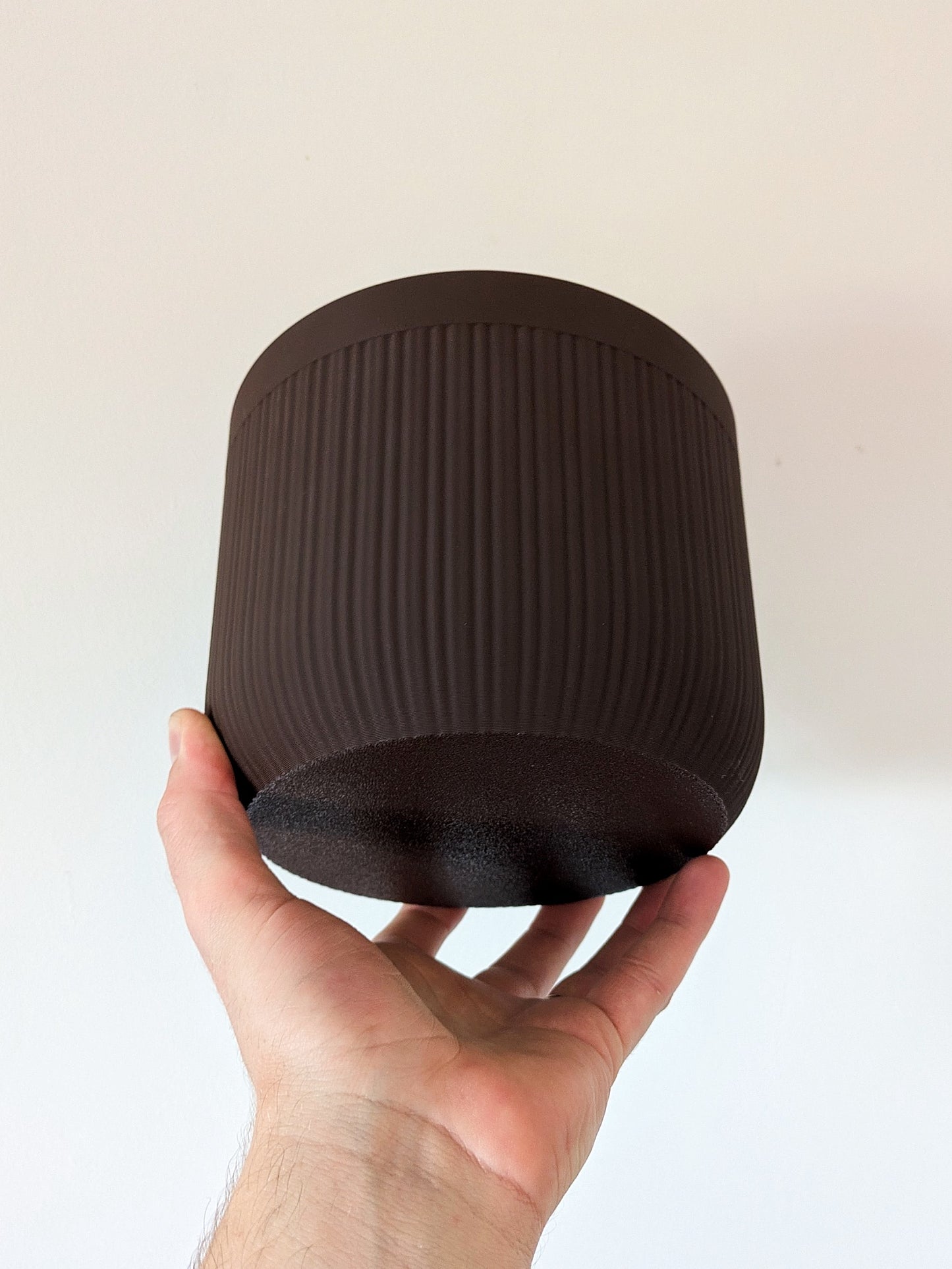 Houseplant Pot, 175mm x 140mm, Chocolate
