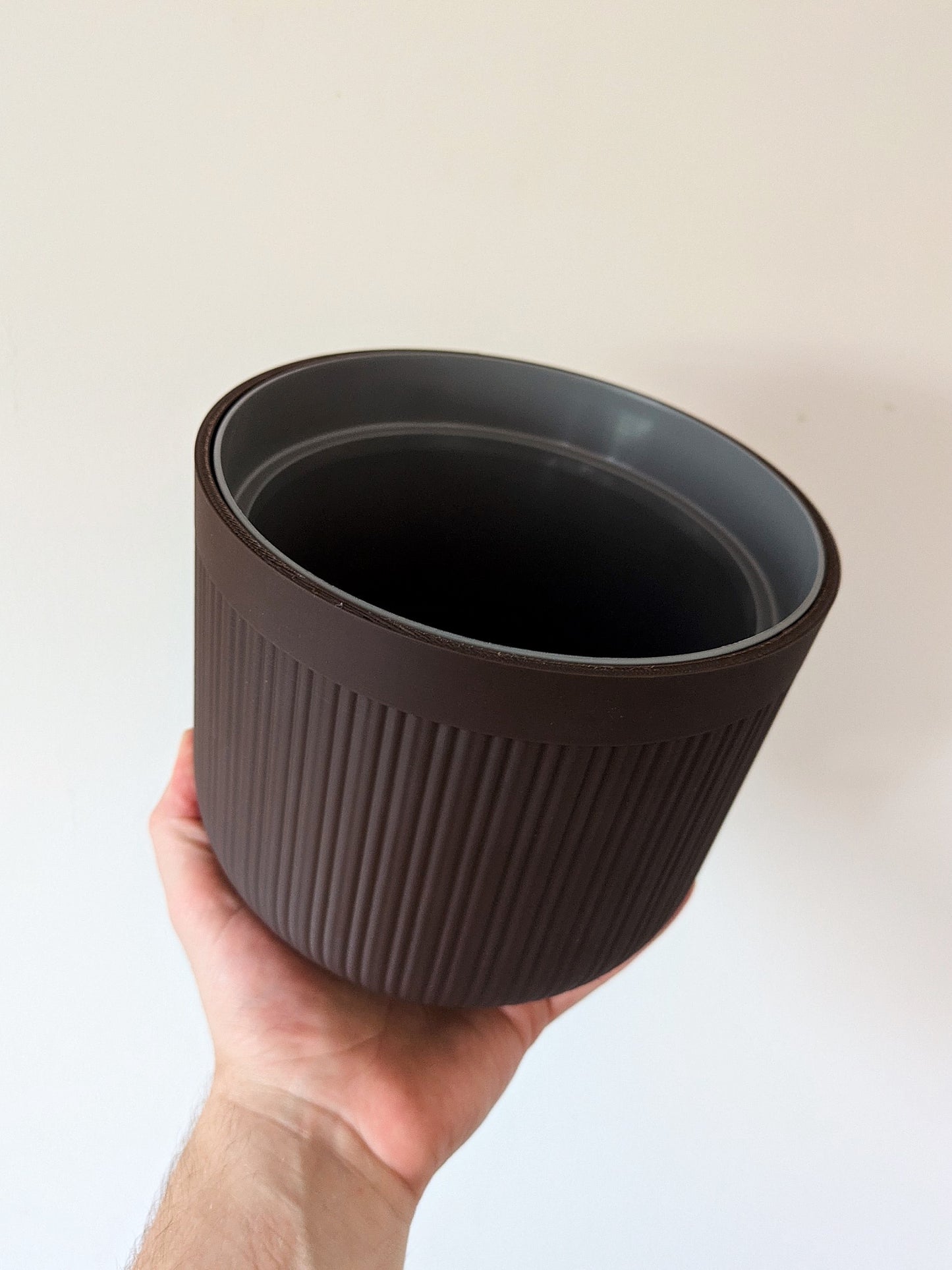 Houseplant Pot, 220mm x170mm, Chocolate